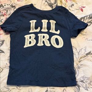 Old Navy Navy Blue 'Lil Bro' Kids T-Shirt